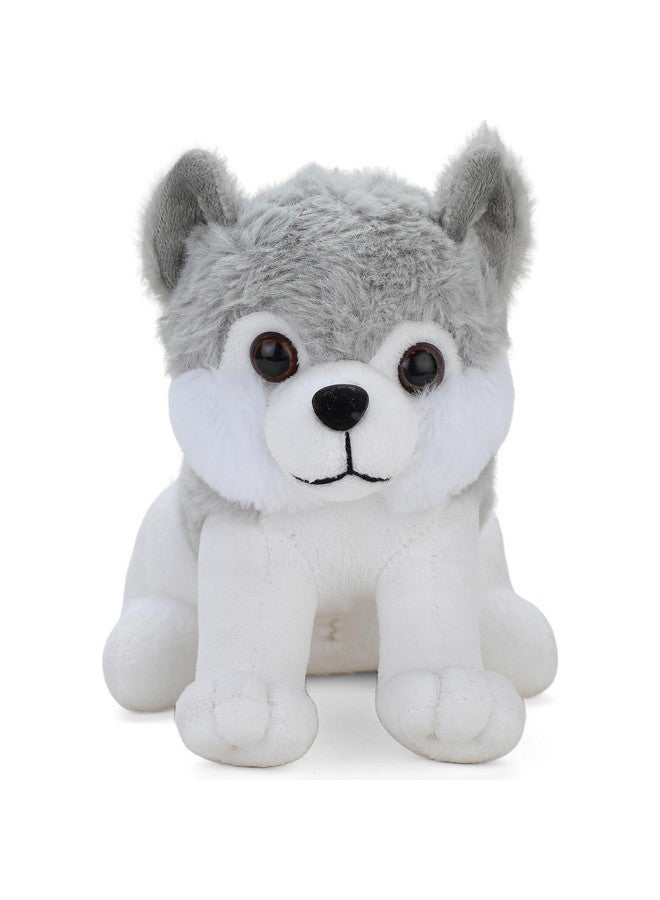 Webby Plush Husky Soft Toys for Kids Small, 20 CM (Gray) - Image 1