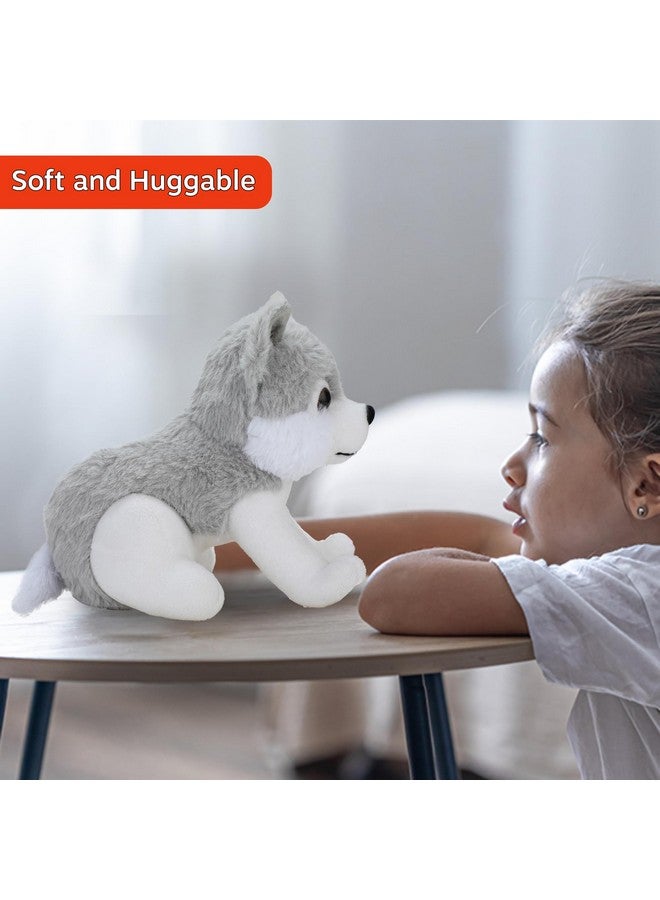 Webby Plush Husky Soft Toys for Kids Small, 20 CM (Gray) - Image 4