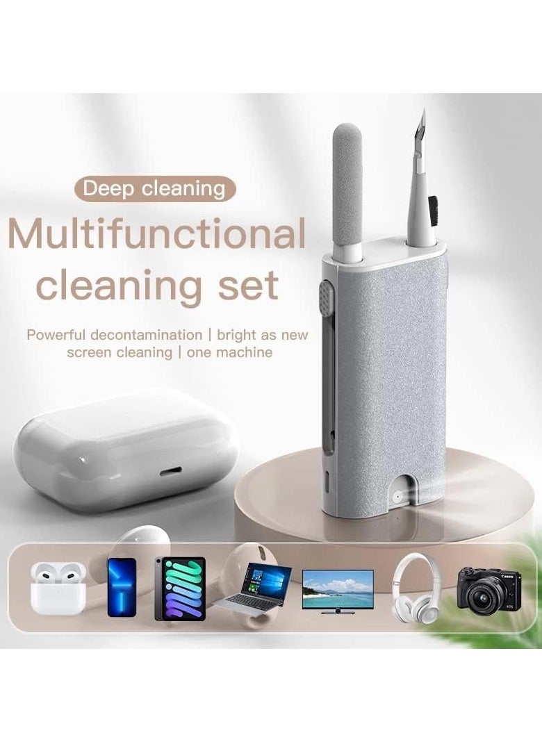 Generic 5 In 1 Multi Function Airpods Cleaning Tools Cleaning Pen With Soft Brush For Phone Phone Speaker Earpods Headphone Earphone Ipod Phone Screan Laptop Screan Etc  - Image 2