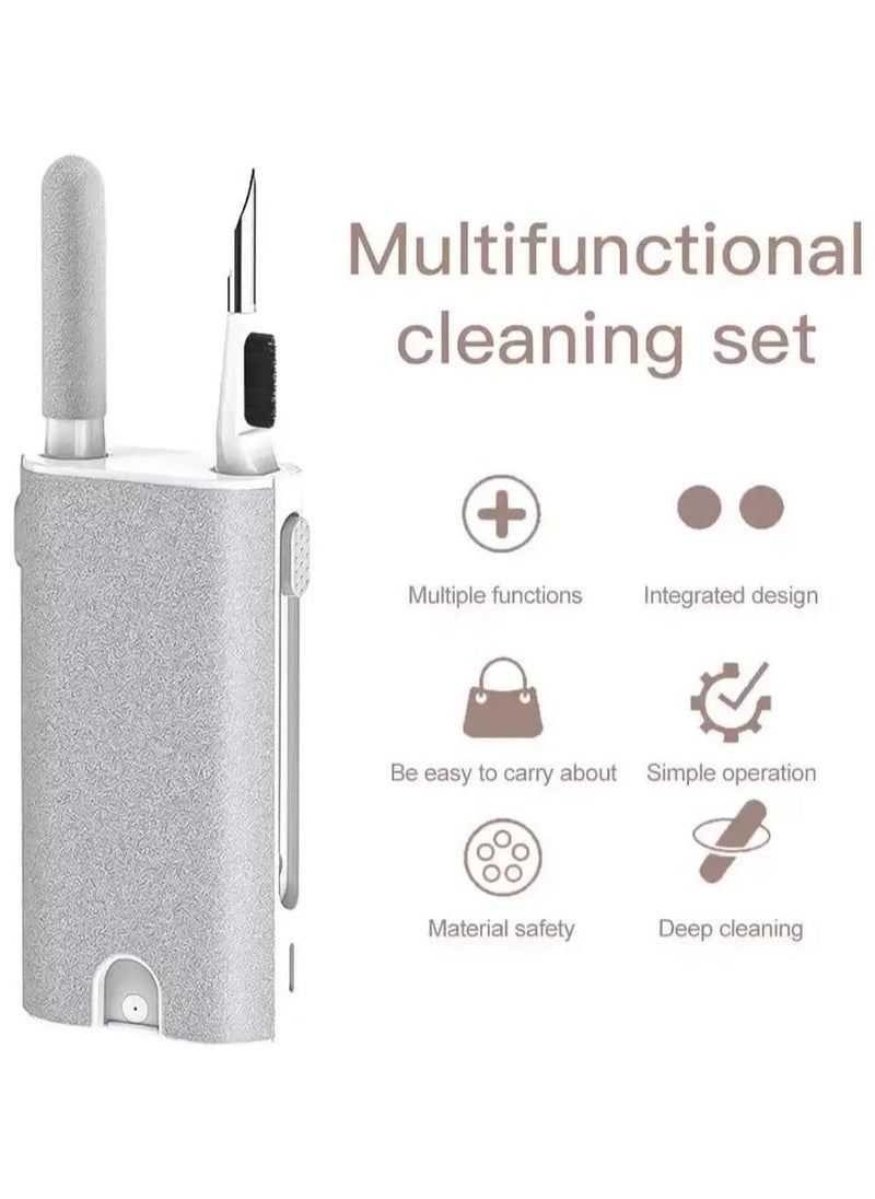 Generic 5 In 1 Multi Function Airpods Cleaning Tools Cleaning Pen With Soft Brush For Phone Phone Speaker Earpods Headphone Earphone Ipod Phone Screan Laptop Screan Etc  - Image 3