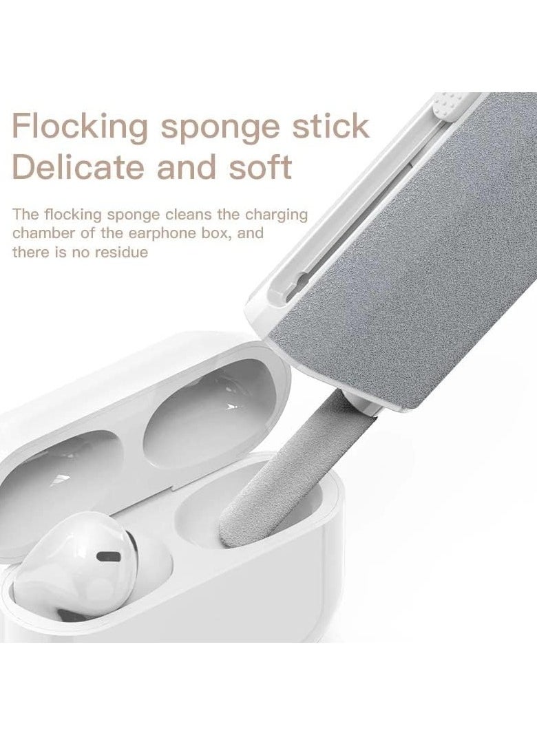 Generic 5 In 1 Multi Function Airpods Cleaning Tools Cleaning Pen With Soft Brush For Phone Phone Speaker Earpods Headphone Earphone Ipod Phone Screan Laptop Screan Etc  - Image 4