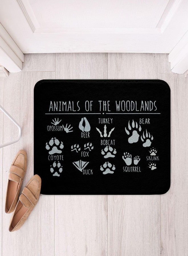 Feelyou Bear Paws Farmhouse Wild Animal Paw Bath Mats Non Slip Unisex Multi 82 20"x32" Bath Mat Area Rug Carpet Doormat - Image 1
