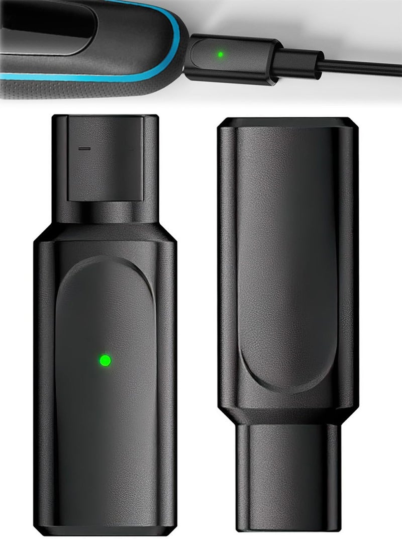SANMUGEED USB Type-C to 2-Pin Adapter Power Charge Compatible with Braun Electric Hair Clipper Beard Trimmers Shavers - Image 1