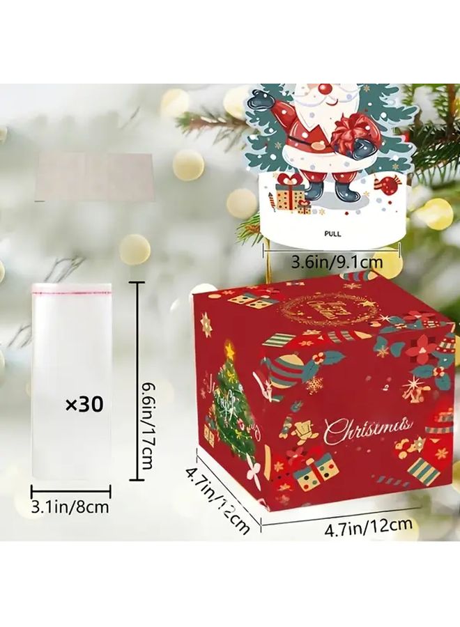 Christmas Money Drawing Box Santa Claus Surprise Cash Storage Gift For Holiday Birthday Party - Image 5