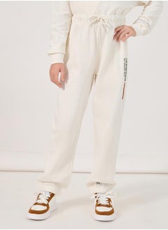 Styli Slogan Printed Regular Fit Joggers  - Image 1