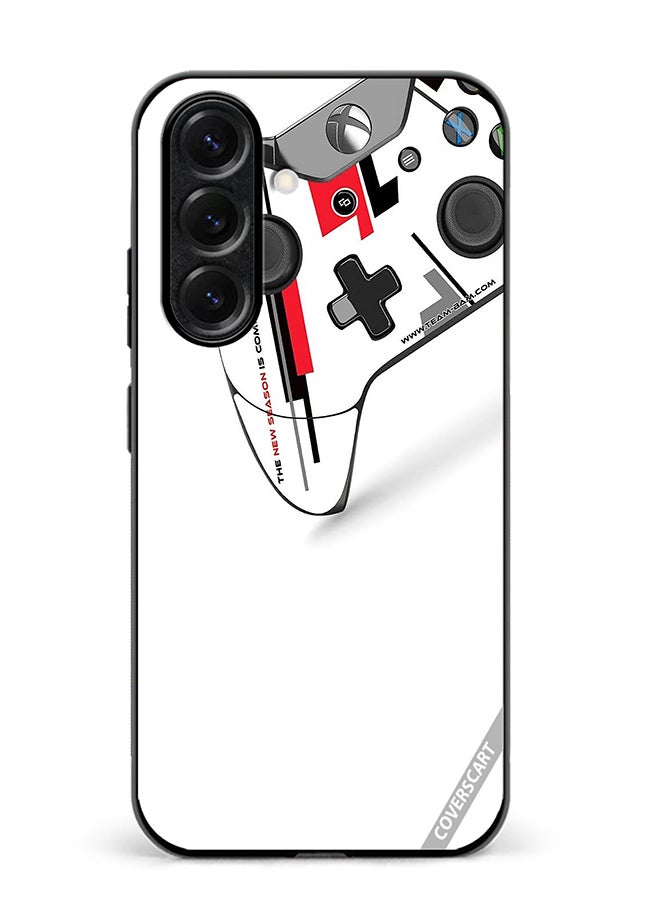VR CREATIVE Protective Case Cover For Samsung Galaxy S25 Plus Retro Gaming Controller Design Multicolour