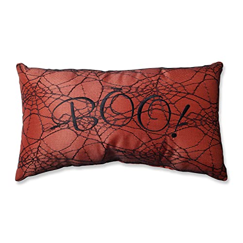 Pillow Perfect Indoor Halloween Boo Lumbar Pillow 11.5" x 18.5", Orange - Image 5