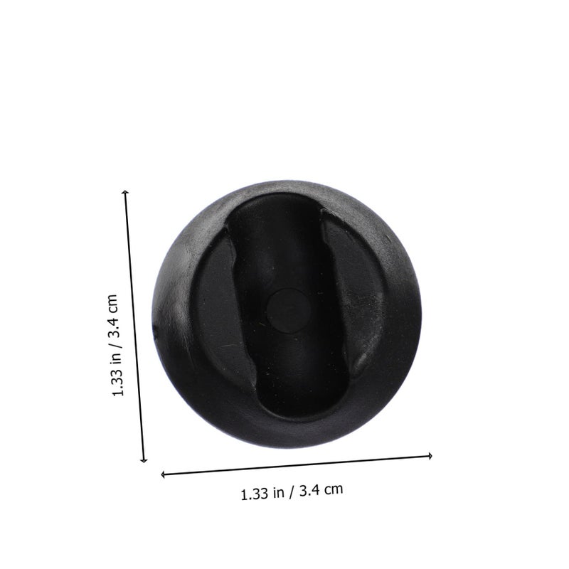 12mm Furniture Leg Protectors 20 Pack Non Slip Plastic Chair Feet Caps For Hardwood Floors - Image 3
