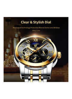 Generic Tevise Skeleton Noctilucent Automatic Mechanical Men Watch  - Image 5