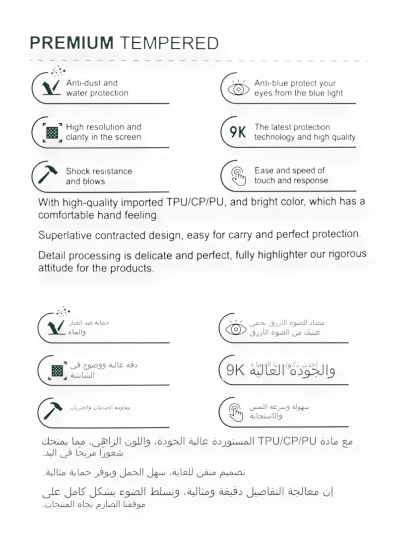 Godo Full Protection Package for iPhone 15 Full protection for your device against scratches and falls (5in1), original package from Godo - Image 4