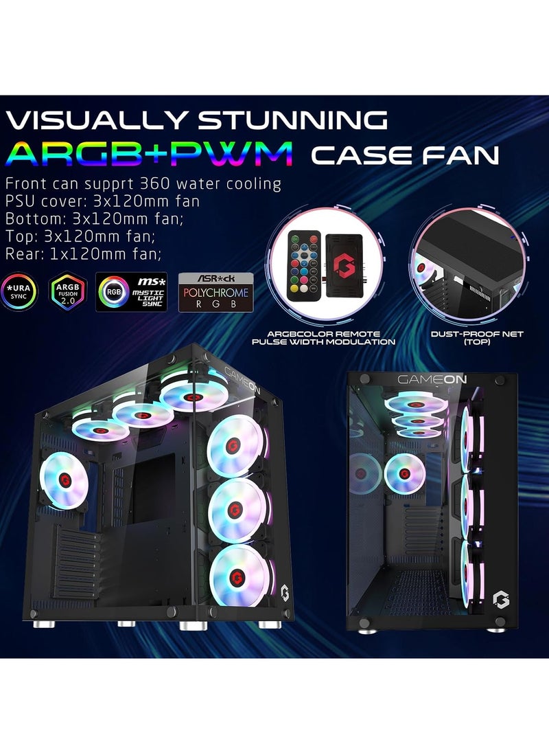 MAX AIR GAMING & WORKSTATION TOWER PC 9TH GEN: CORE I5 | RX 570 OC 8GB GRAPHICS | 16GB RAM | 1TB NVME/SATA SSD | Windows 10 | WIFI BT READY - pzsku/Z135D7D5ACD003555EC77Z/45/1741255299/5e0670b8-8a42-459d-a9ac-fc7353a1f318