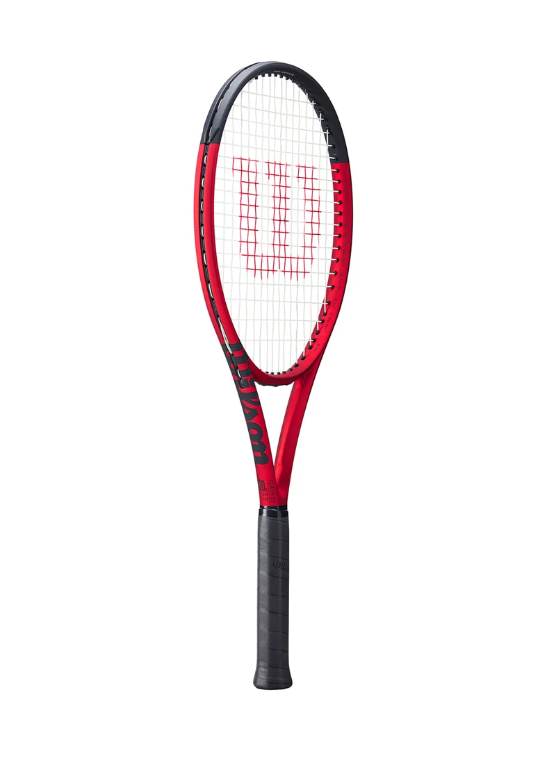Wilson Clash 100Ul V2 Tennis Racket, 16X19, Adults, Intermediate/ Advanced - Red/ Black