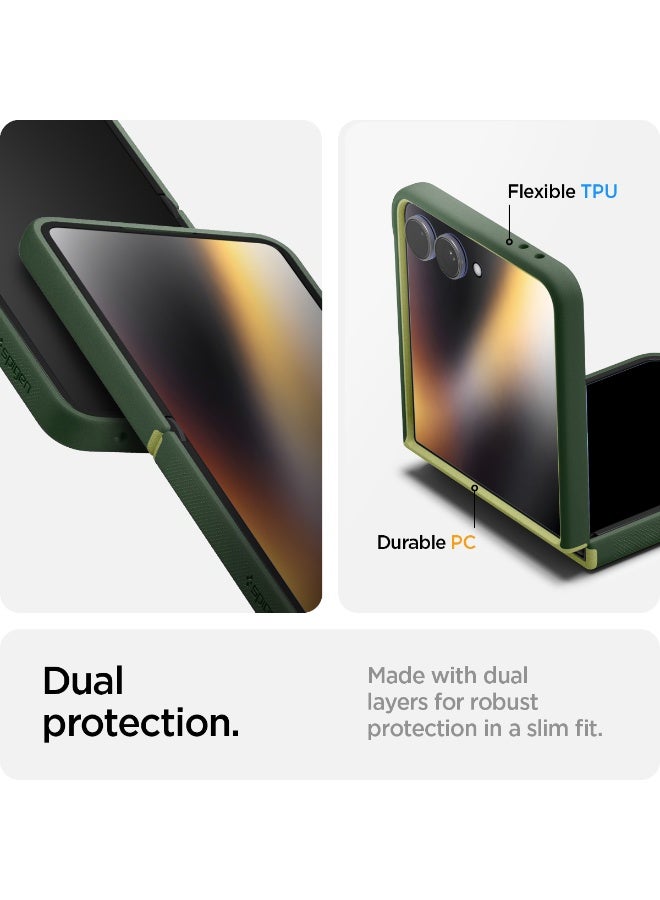 Spigen حافظة نانو بوب ماغ فيت لسامسونج جالاكسي زد فليب 7 [ماغ سيف] (2025) - أخضر أفو - Image 5
