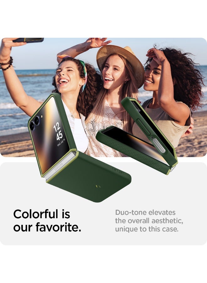 Spigen حافظة نانو بوب ماغ فيت لسامسونج جالاكسي زد فليب 7 [ماغ سيف] (2025) - أخضر أفو - Image 3