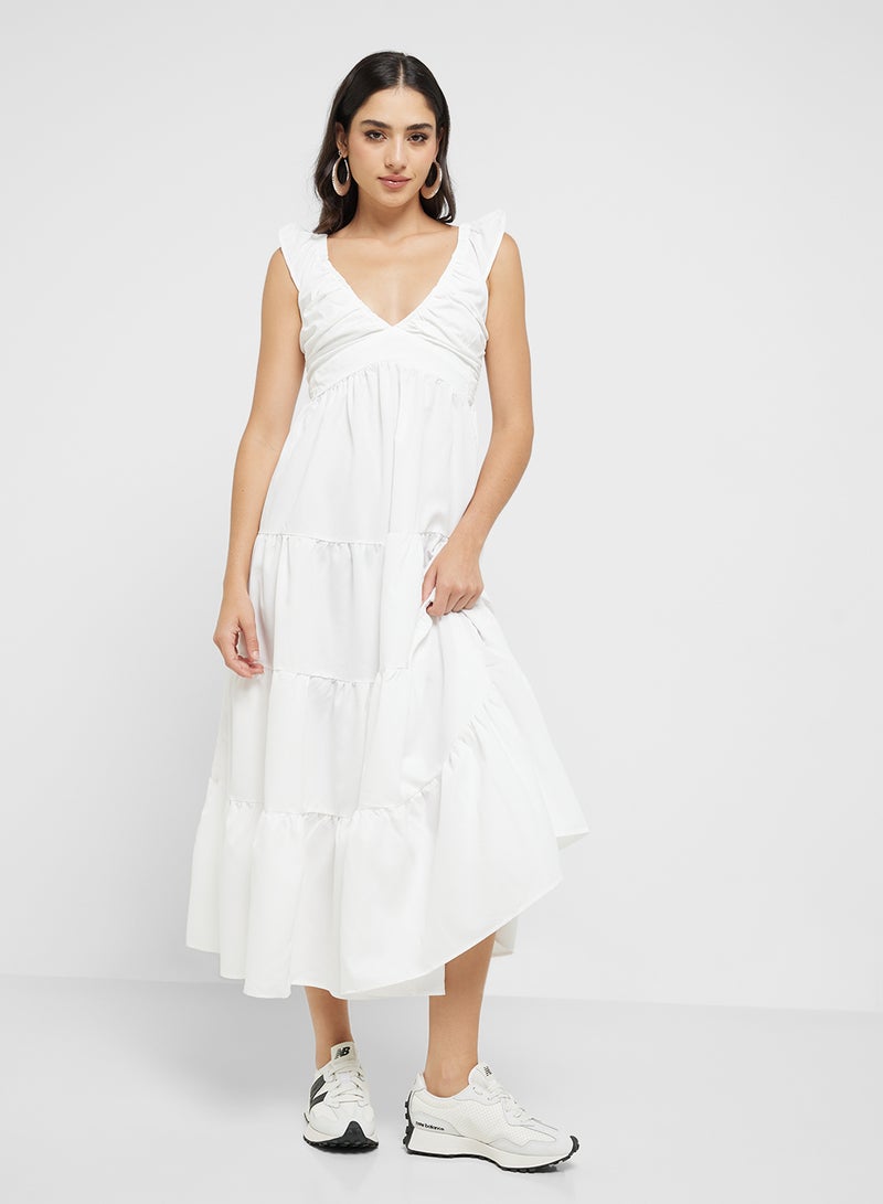 جينجر فستان قطني متعدد الطبقات - Image 4