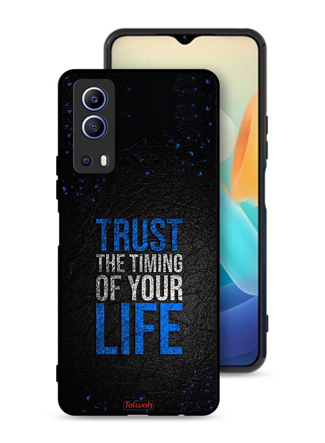 Tolwak Vivo iQOO Z3 5G Protective Case Cover Trust The Timing Of Your Life - Image 1