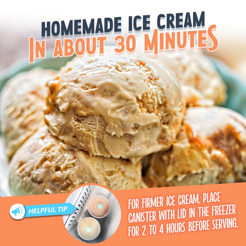 Nostalgia Electric Ice Cream Maker â€“ Parlor Style, Old Fashioned Soft Serve Ice Cream Machine Makes Frozen Yogurt or Gelato in Minutes - Fun Kitchen Appliance â€“ White - 4 Quart - Image 3