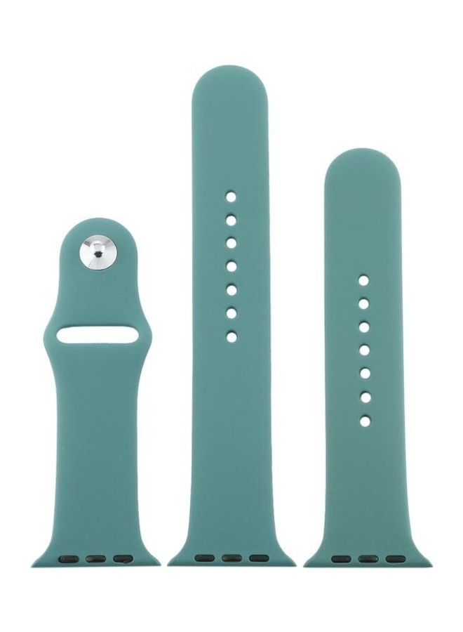 HuHa Replacement Watchband For Apple Watch Series 7 45mm/6 u0026 SE u0026 5 u0026 4 44mm/3 u0026 2 u0026 1 42mm Cactus - Image 1