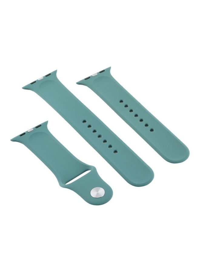 HuHa Replacement Watchband For Apple Watch Series 7 45mm/6 u0026 SE u0026 5 u0026 4 44mm/3 u0026 2 u0026 1 42mm Cactus - Image 3