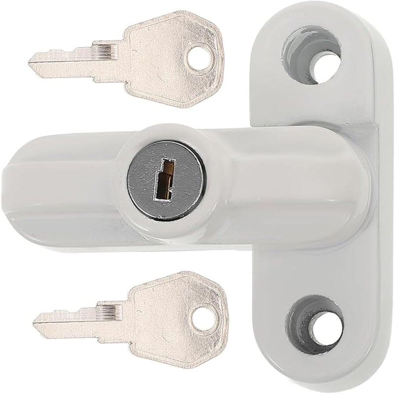 Keyed Window Lock Set For Single Hung Windows Home Office Security Elegant Design - Image 2