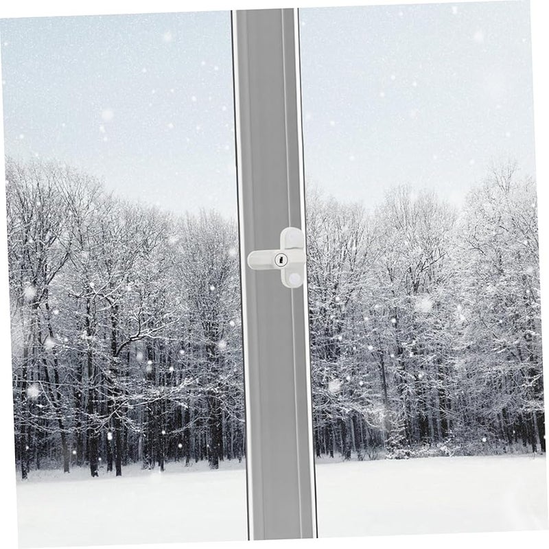 Keyed Window Lock Set For Single Hung Windows Home Office Security Elegant Design - Image 3
