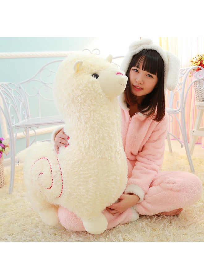 Creative God Beast Alpaca Doll Plush Toy Lamb Doll وسادة نوم هدية عيد ميلاد للأطفال بالجملة - المواصفات: أخضر - اللون: 45 سم】 - Image 5