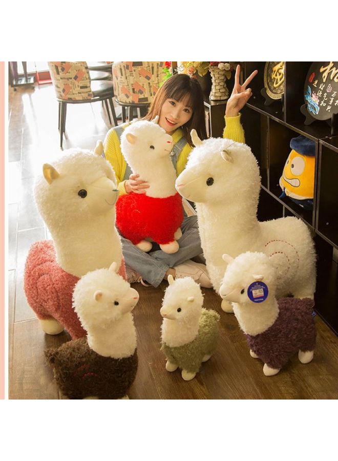 Creative God Beast Alpaca Doll Plush Toy Lamb Doll وسادة نوم هدية عيد ميلاد للأطفال بالجملة - المواصفات: أخضر - اللون: 45 سم】 - Image 3
