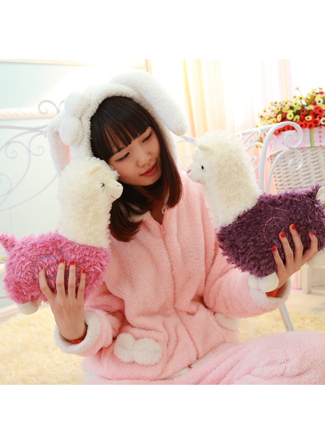 Creative God Beast Alpaca Doll Plush Toy Lamb Doll وسادة نوم هدية عيد ميلاد للأطفال بالجملة - المواصفات: أخضر - اللون: 45 سم】 - Image 4
