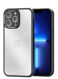 DUX DUCIS Aimo Cover for the iPhone 13 Pro Max mobile phone slim, transparent matte cover made of TPU, polycarbonate, polypropylene, silicone - black