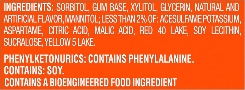 Trident Tropical Twist Sugar Free Gum - 12 Pocket Packs of 28 Pieces (336 Total) - Image 3