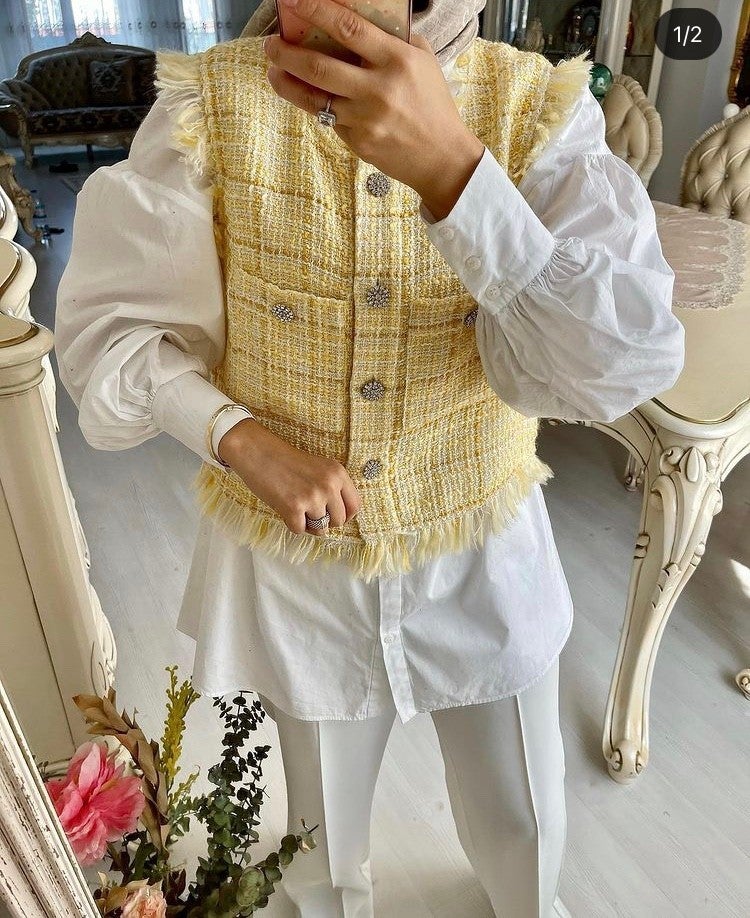 Karan Tuhafiye Karan Haberdashery Stone Button Classic Model 5 Piece Set - Image 3