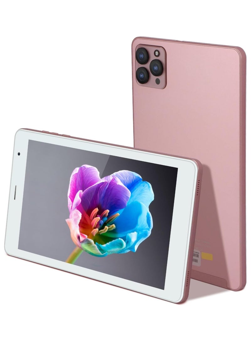 REBENUO C idea Tablet CM813 pro 8-inch screen LTE connectivity supports 5G band Wi-Fi connection equipped with 8GB RAM and 512GB storage space with a durable shock-resistant cover (Pink) - Image 1