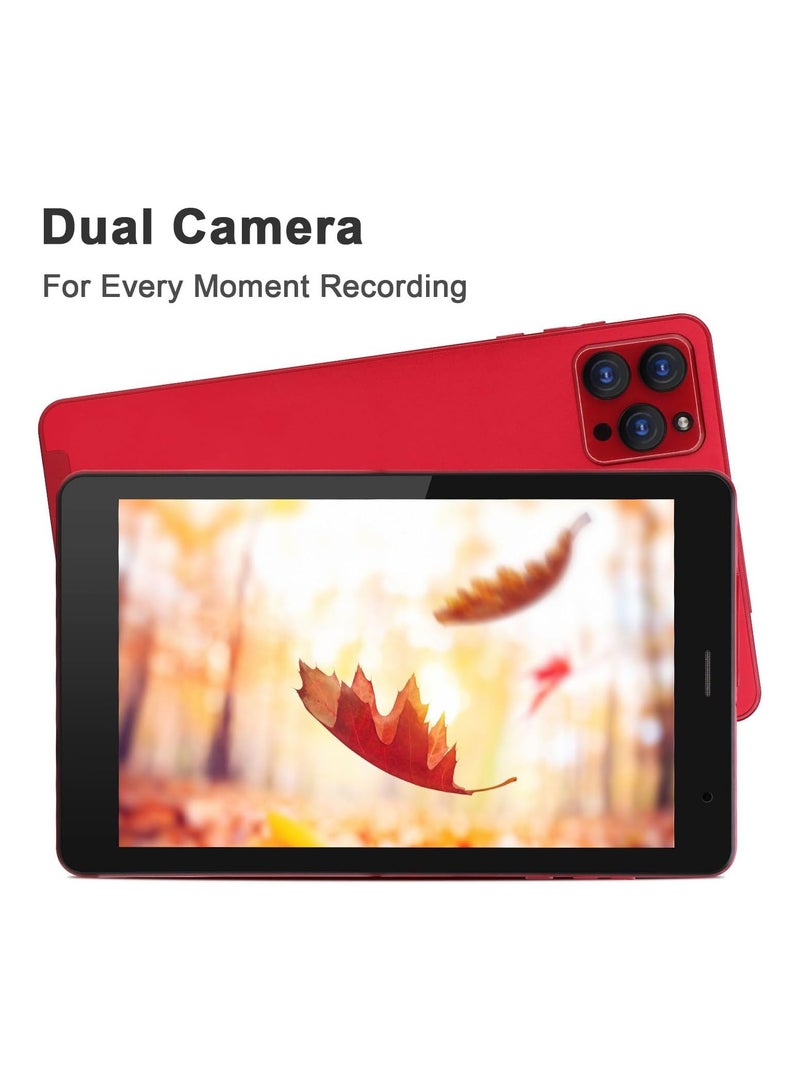 REBENUO C idea Tablet CM813 pro 8-inch screen LTE connectivity supports 5G band Wi-Fi connection equipped with 8GB RAM and 512GB storage space with a durable shock-resistant cover (Pink) - Image 4