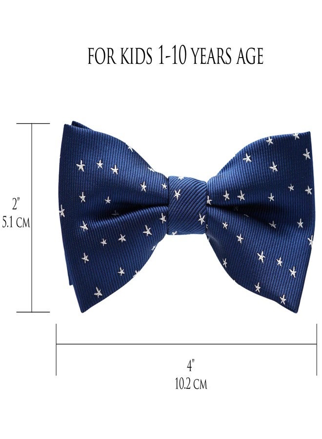 BELLUNO Boys Bow Ties, Pre-tied Bow-Ties Adjustable for Kids, Children, Toddler BowTies, 8-Pack - Image 2