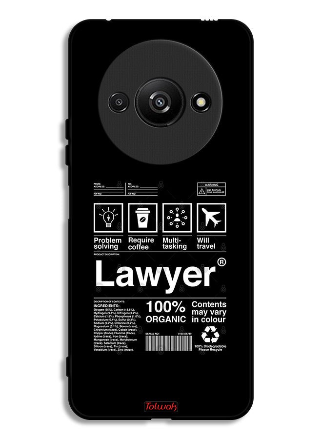 Tolwak Xiaomi Redmi A3 4G Protective Case Cover Lawyer Sticker - Image 1