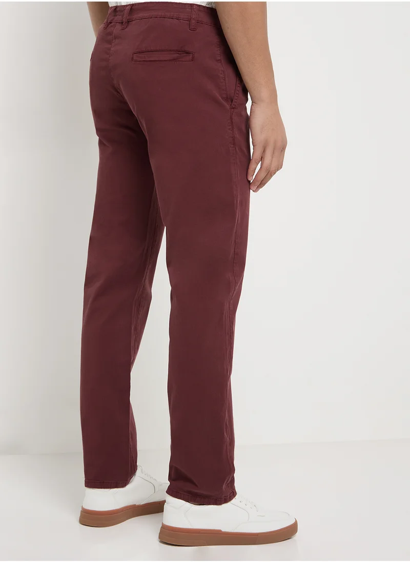 Robert Wood Straight Fit Chino Pants