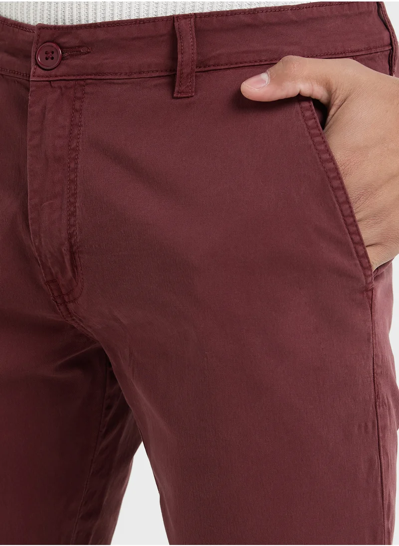 Robert Wood Straight Fit Chino Pants