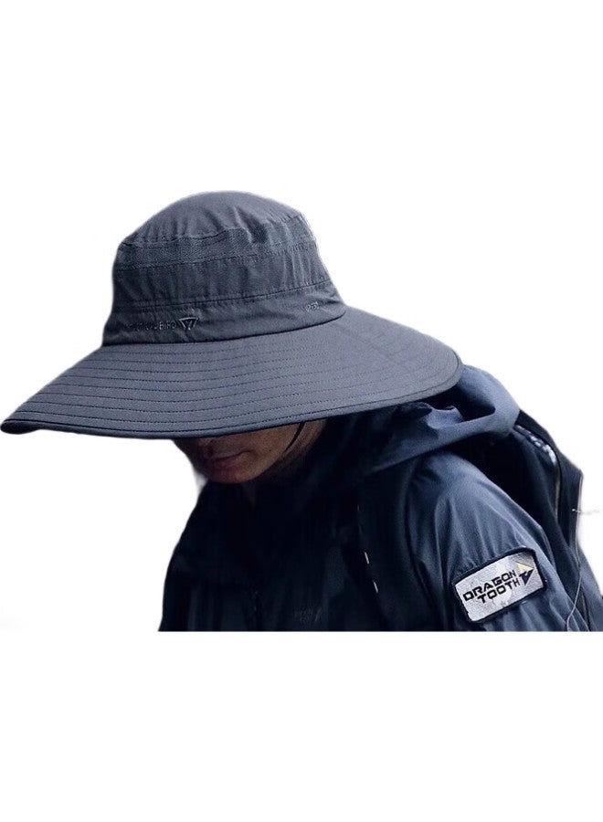 Tactical Bird Zhanshuniao (Large Head Circumference) Plus Size Sun Protection Fisherman Hat For Men, Large Fishing Sun Hat, Plus Size Extra Large - Image 2
