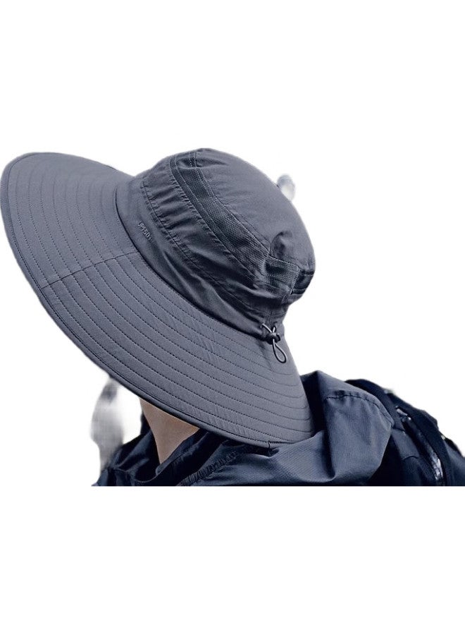 Tactical Bird Zhanshuniao (Large Head Circumference) Plus Size Sun Protection Fisherman Hat For Men, Large Fishing Sun Hat, Plus Size Extra Large - Image 1