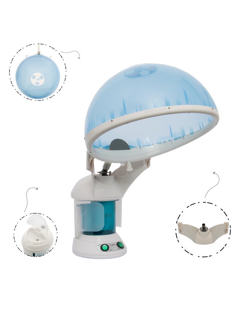 globalstar Globalstar 2-in-1 Facial Steamer & Hair Steamer – Professional Ozone Steamer for Face and Hair Care, Home Spa Treatment  - Image 2