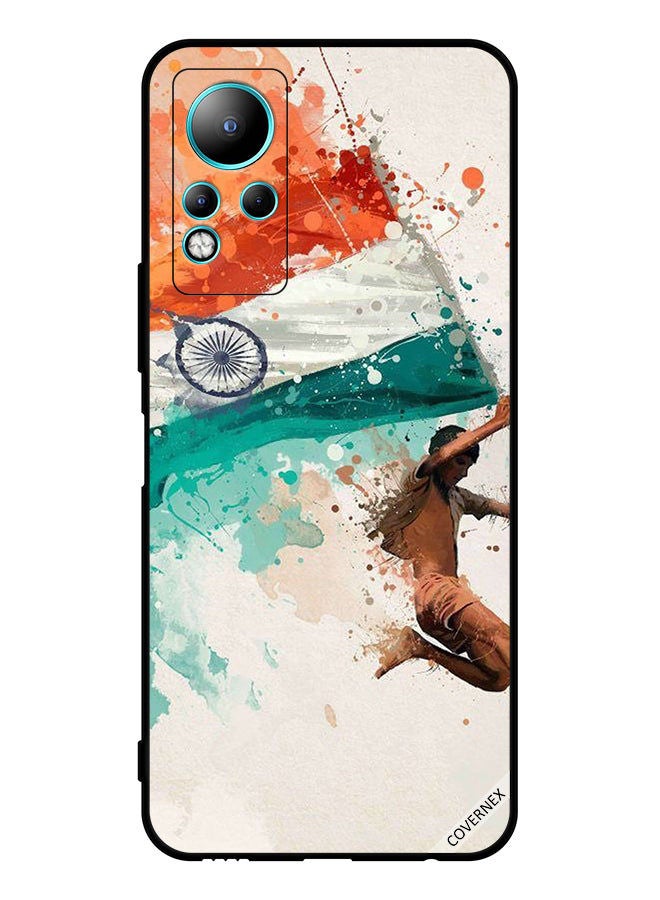 Covernex Protective Case Cover For Infinix Note 11 Holding India Flag While Flying - Image 1