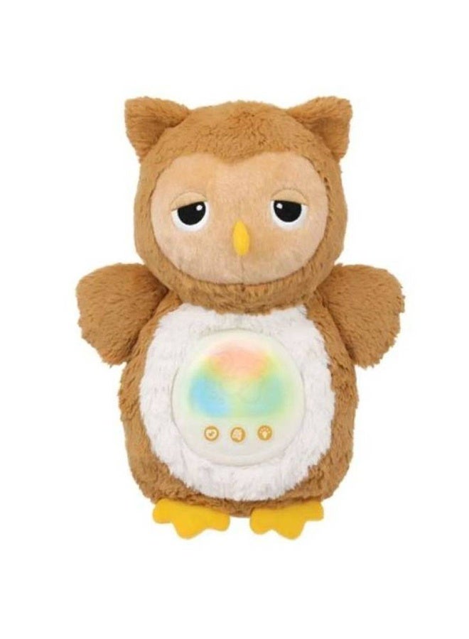 WinFun لعبة دمية بومة مضيئة مع أصوات مهدئة من وين فن (11 × 17 سم) - Image 2