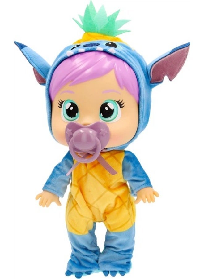 كراي بيبيز دمية كراي بيبيز Disney Stitch Loving Care التفاعلية – تبكي دموعًا حقيقية مع اللهاية وكوب الرضاعة، ترتدي زي ستيتش الناعم، هدية مثالية للأطفال - Image 5