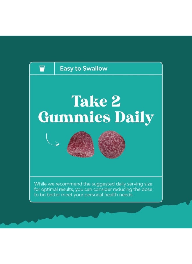 Magnesium Gummies Raspberry Flavor 60 Gummies