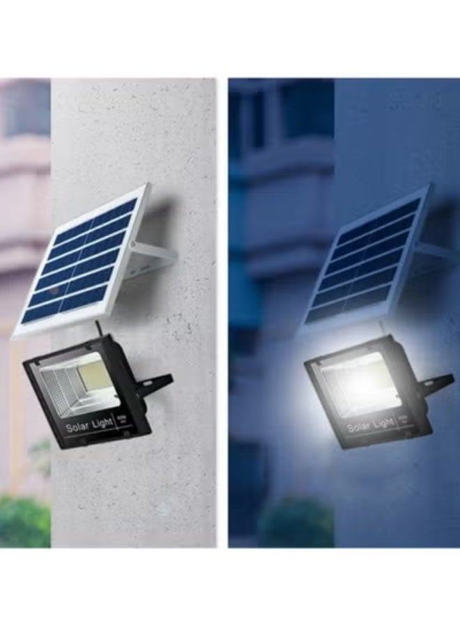 ACCEPT 1500W Solar LED Floodlight with White Light, Black Body - Includes Solar Panel - Image 4
