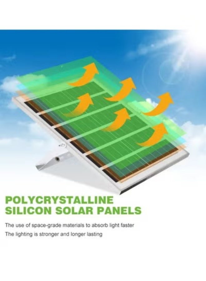 ACCEPT 1500W Solar LED Floodlight with White Light, Black Body - Includes Solar Panel - Image 5