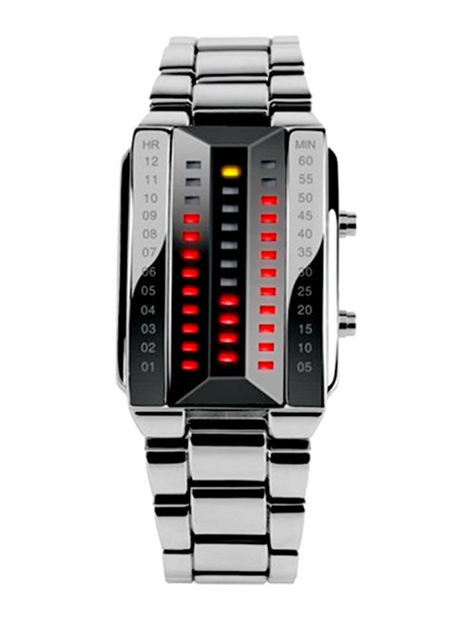 Men's 3D Glass Electronic Digital Watch 1035 - Image 1