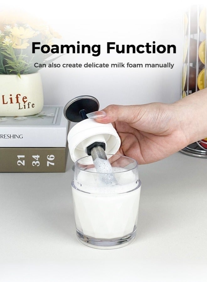 Cafelffe Portable Espresso Machine,3 in 1 Manual Coffee Maker Compatible Ground Coffee,NS Original Capsules & DG Capsule,Fast Manual Hot & Cold Brew, Small Handheld Brewer, Manual Espresso Maker For Camping, Business, Hiking, And Office (BLACK) - Image 4