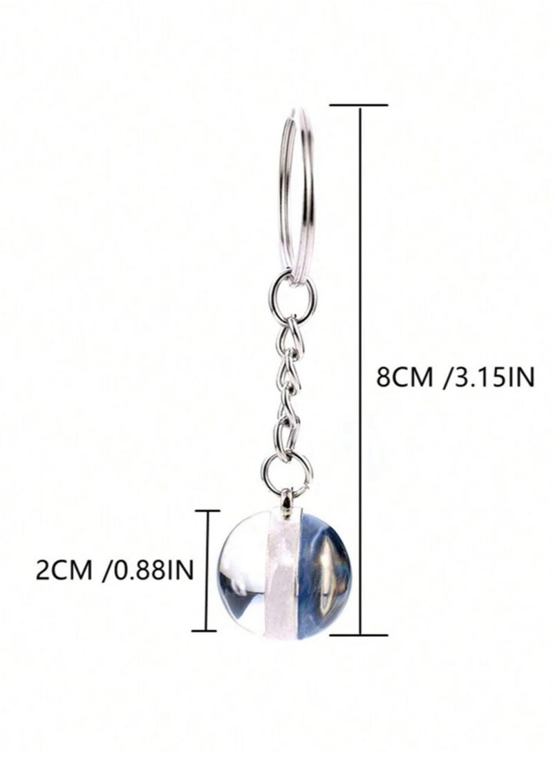 Generic Ball shaped metal keychain  - Image 3