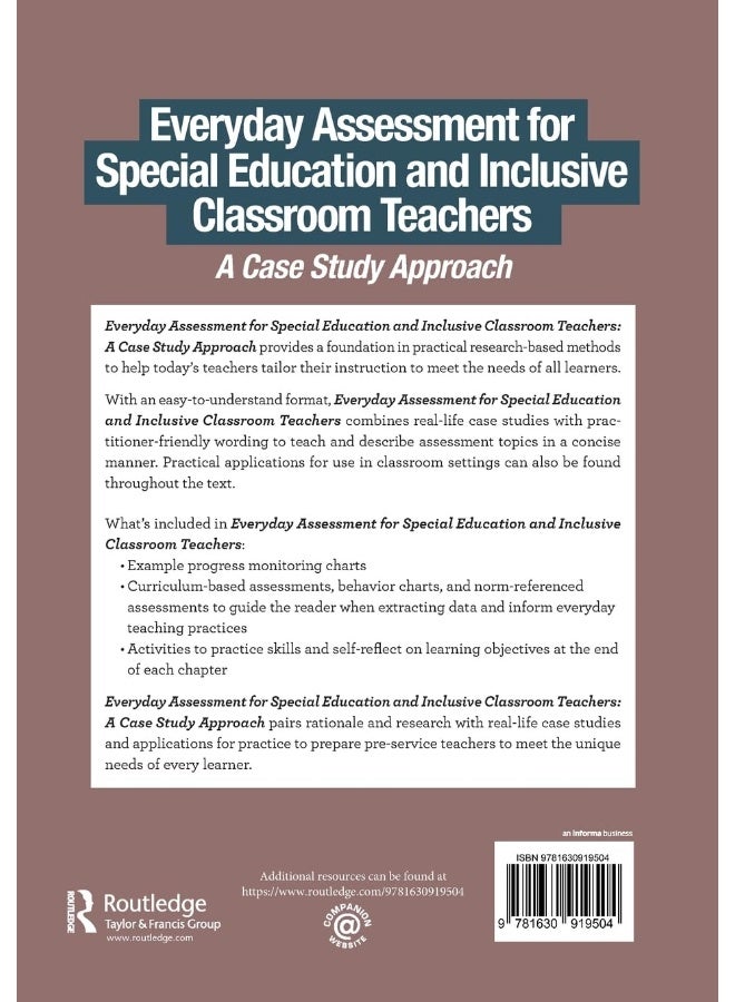 Everyday Assessment for Special Education and Inclusive Classroom Teachers: A Case Study Approach  - Image 2